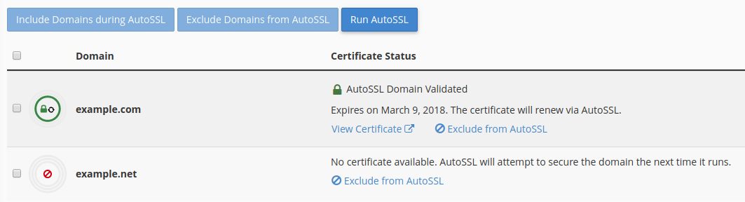 SSL-TLS Status